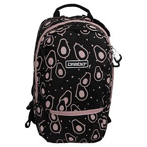 Brabo-Backpack-Fun-Avacado-Black/Pink
