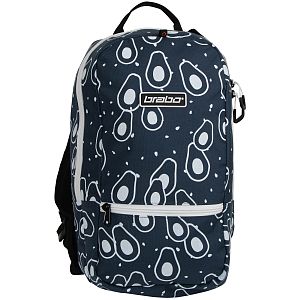 Brabo-Backpack-Fun-Avacado-Black/pink