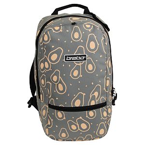 Brabo-Backpack-Fun-Avacado-Grey/Peach