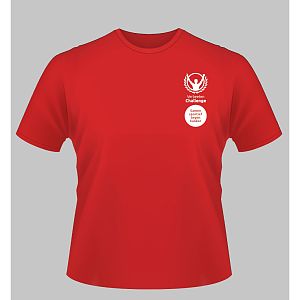 T-shirt kinderen wit verbeeten Challenge