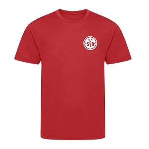 Herenshirt studententennis Breda - rood