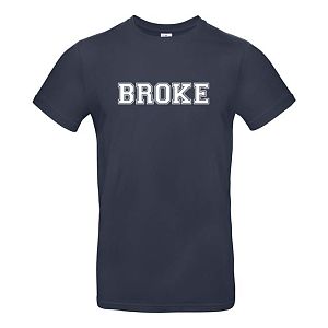 Herenshirt Broke navy