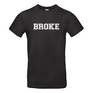 Herenshirt Broke zwart