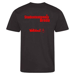 Damesshirt Studententennis Breda - zwart