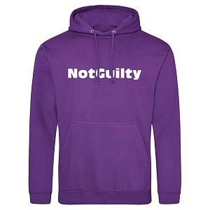 Hoodie heren NotGuilty paars