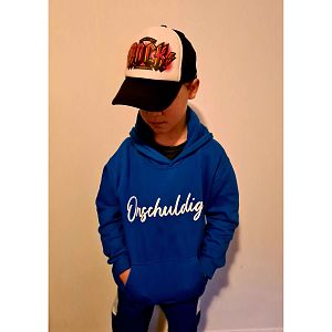 Hoodie kinderen Onschuldig navy