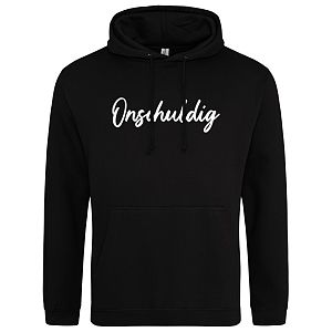 Hoodie kinderen Onschuldig zwart